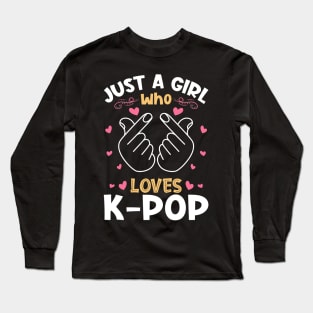 Aneisha K-Pop Girl Long Sleeve T-Shirt